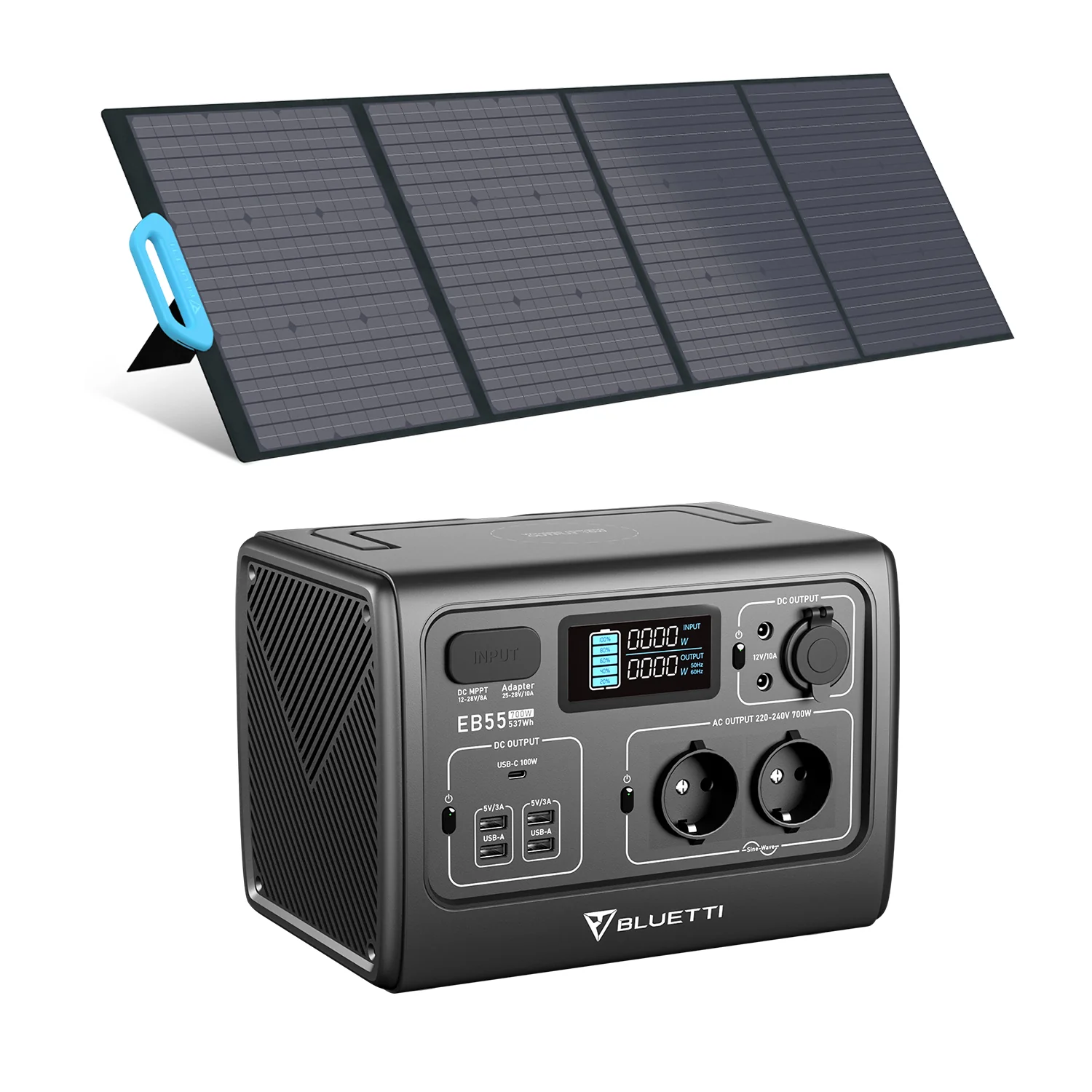  תחנת כוח ניידת BLUETTI EB55 | 700W 537Wh 