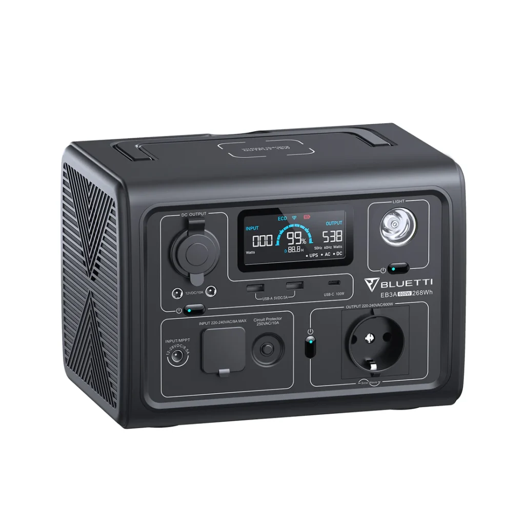 תחנת כוח ניידת BLUETTI EB3A | 600W 268Wh 