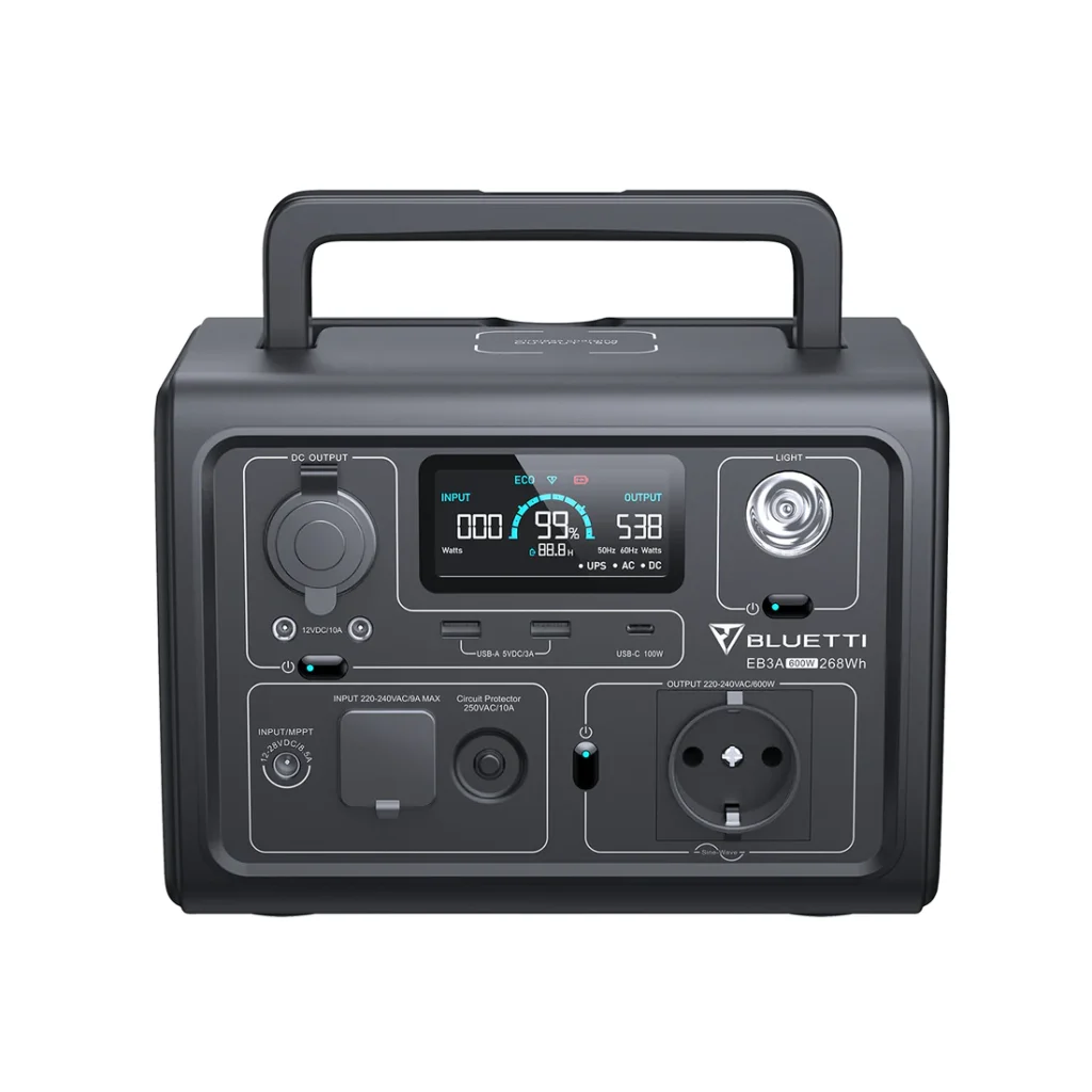 תחנת כוח ניידת BLUETTI EB3A | 600W 268Wh 