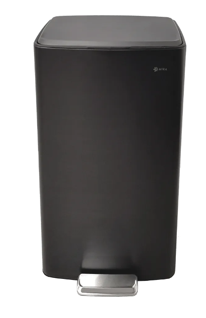  פח רגלית 40L בצבע שחור מבית MIRA דגם MB40LP 