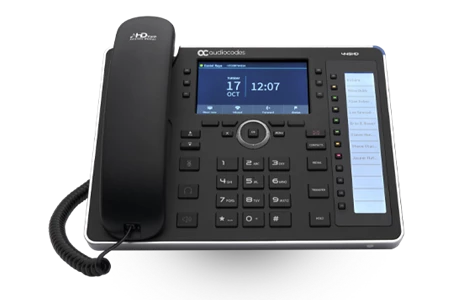  טלפון UC445HDEG SIP AudioCodes 