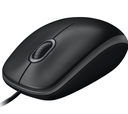 עכבר לוגיטק M100 CORDED MICE - BLACK