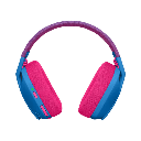  אוזניות אלחוטיות צבע כחול דגם Logitech G435 Wireless 
