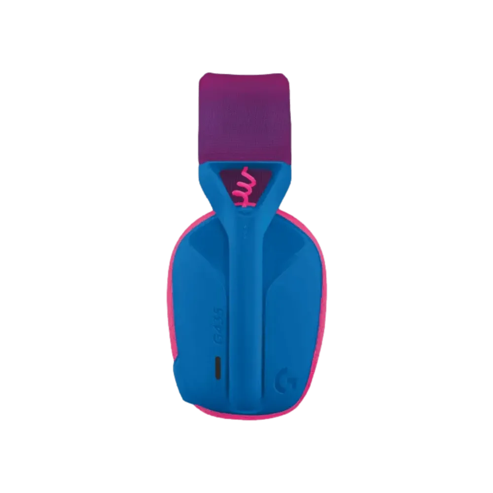  אוזניות אלחוטיות צבע כחול דגם Logitech G435 Wireless 