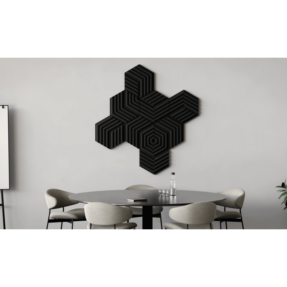  תוספת אקוסטיקה לחדר ELGATO WAVE PANELS - שחור 
