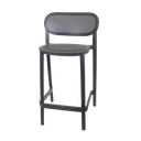  כסא בר דגם NUTA מבית GABER בצבע אפור כהה 68CM 