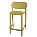  כסא בר דגם NUTA מבית GABER בצבע ליים 68CM 