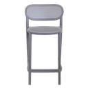  כסא בר דגם NUTA מבית GABER בצבע אפור בהיר 68CM 