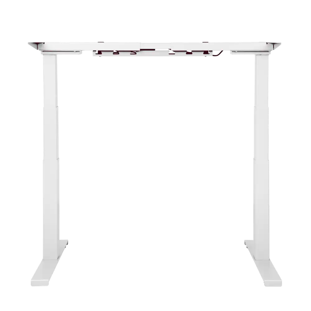  באנדל שולחן חשמלי בעל 2 מנועים בצבע לבן + פלטה 1.50*0.75 מבית LUMI 