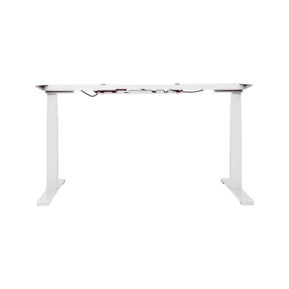  באנדל שולחן חשמלי בעל 2 מנועים בצבע לבן + פלטה 1.50*0.75 מבית LUMI 