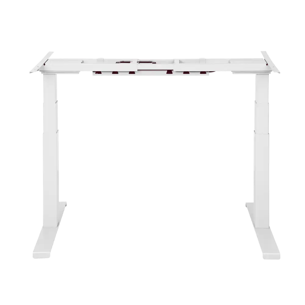  באנדל שולחן חשמלי בעל 2 מנועים בצבע לבן + פלטה 1.50*0.75 מבית LUMI 