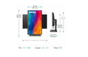 מסך מחשב מקצועי לעיצוב גרפי BenQ 27" 4K HDR10 USB-C Designer Monitor PD2705U