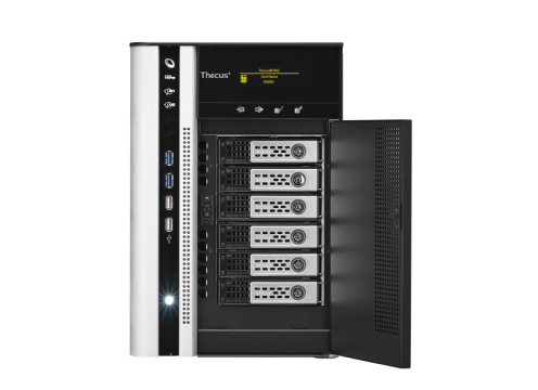 שרת THECUS LARGE BUSINESS 6-BAY MINI-TOWER ADVANCED NAS WITH OPTIONAL 10GB LAN 
