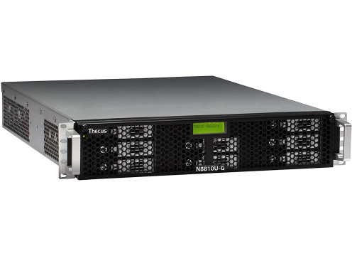 שרת THECUS N8810U-G ENTERPRISE RACKMOUNT STORAGE 8-BAY NAS 