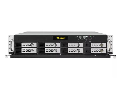 שרת THECUS ENTERPRISE RACKMOUNT STORAGE SOLUTION 8-BAY NAS WITH OPTIONAL 10GB LAN 