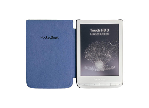  ספר אלקטרוני POCKETBOOK 6 632 TOUCH HD 3 LIMITED EDITION לבן עם כריכה כחולה 