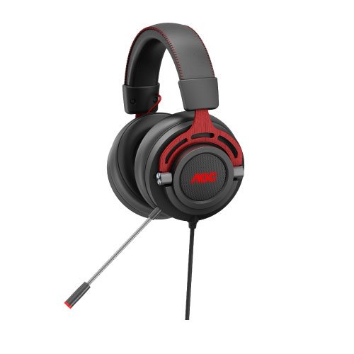 אוזניות AOC RGB-Backlit Gaming Headset GH300 