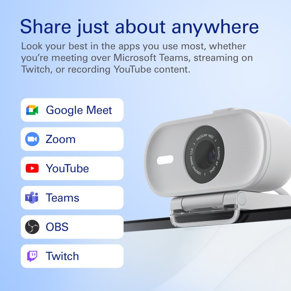  מצלמת רשת ELGATO FaceCam Neo 