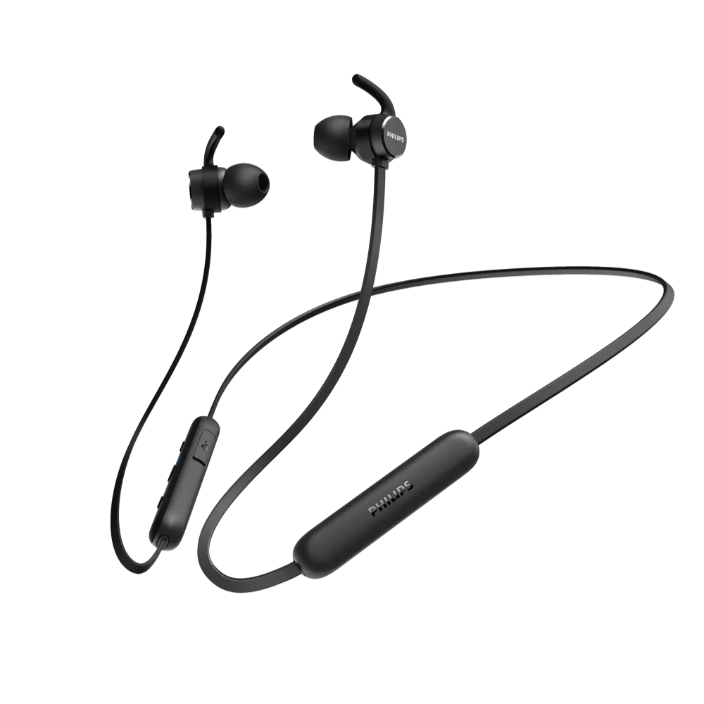  אוזניות כפתור אלחוטיות PHILIPS In-ear wireless headphones בצבע שחור 