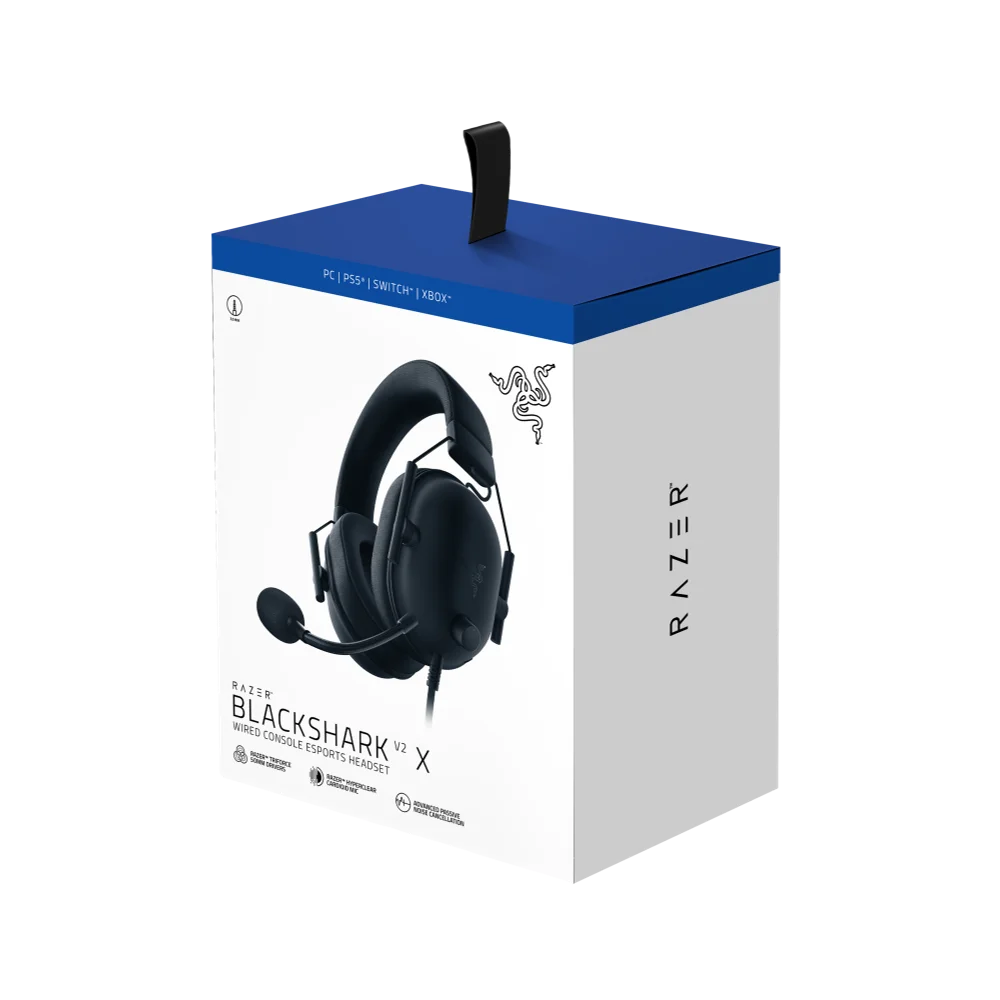  אוזניות RAZER BLACKSHARK V2 X (PlayStation LICENSED) שחור 