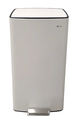  פח רגלית 40L בצבע לבן מבית MIRA דגם MB40LP 