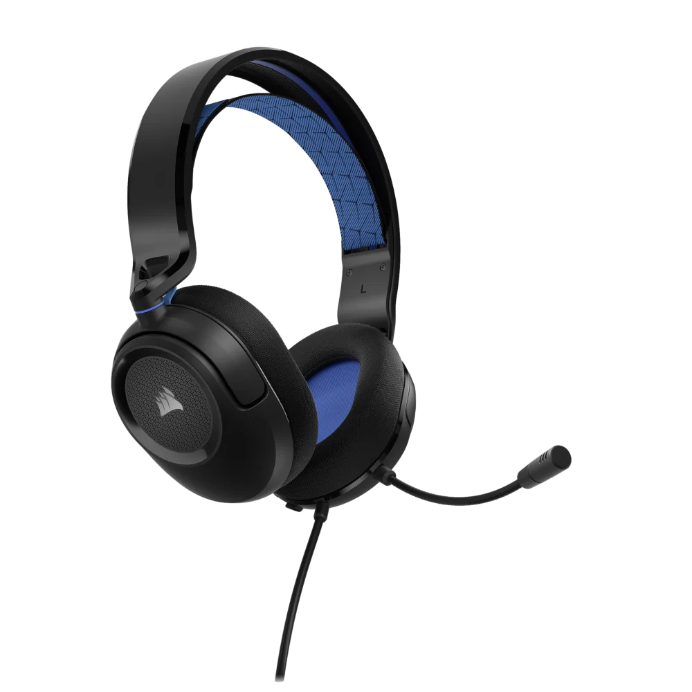  אוזניות גיימינג כחול CORSAIR HS35 v2 Multiplatform 
