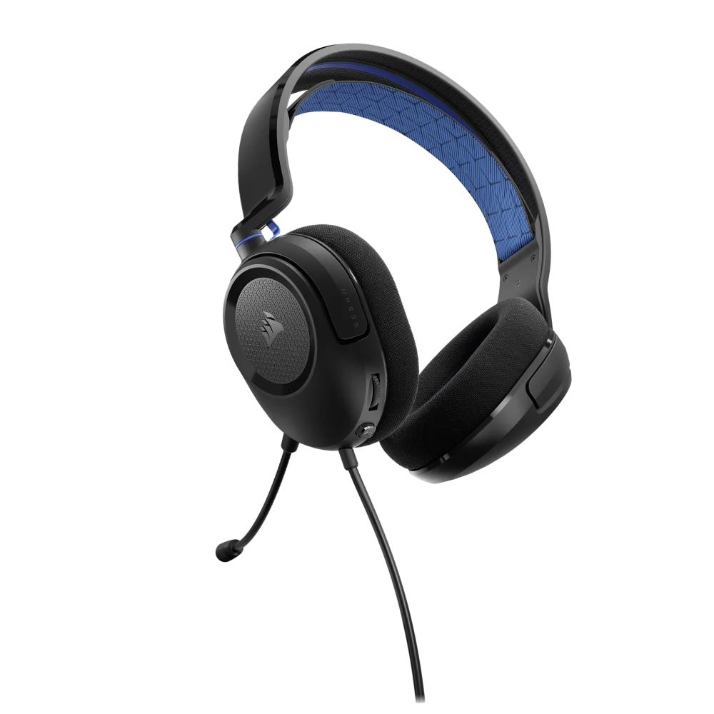  אוזניות גיימינג כחול CORSAIR HS35 v2 Multiplatform 