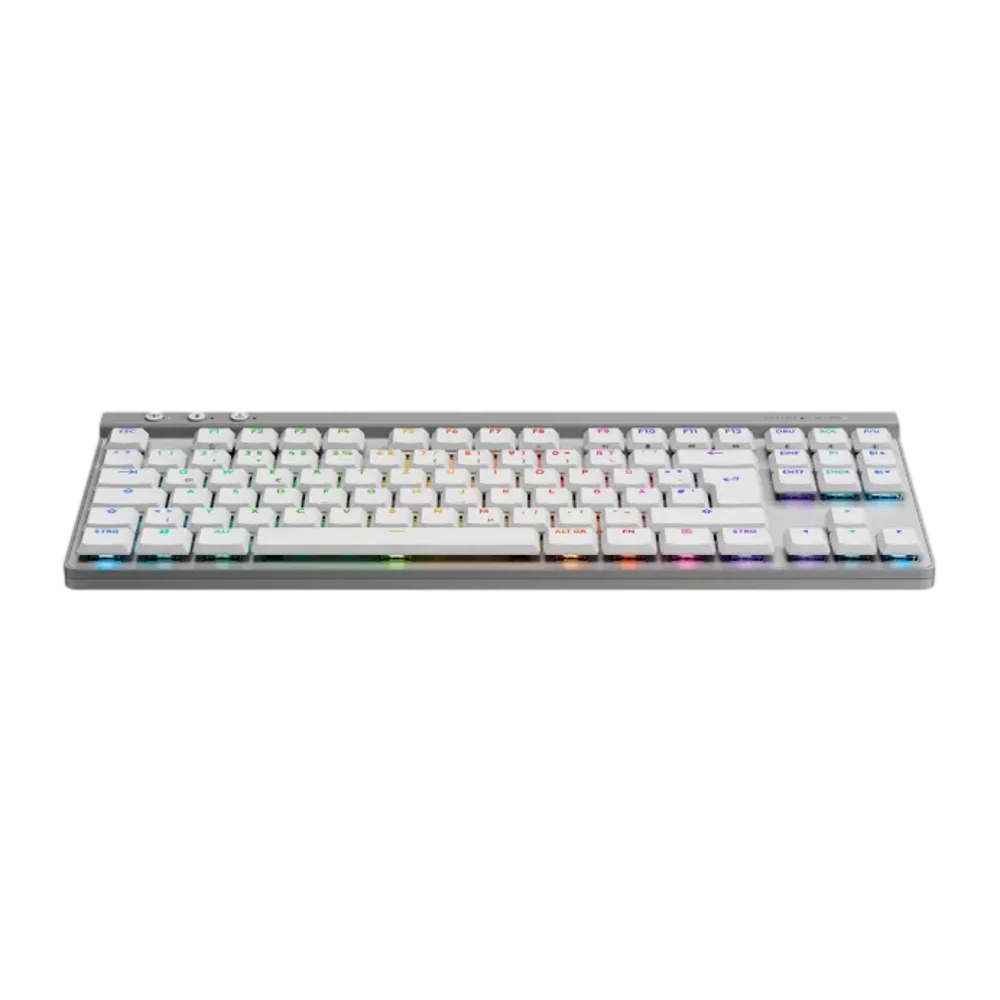  מקלדת גיימינג LOGITECH G515 LIGHTSPEED TKL צבע לבן 