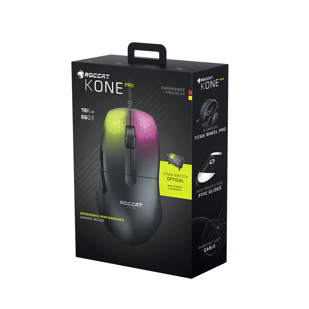  עכבר גיימינג ROCCAT KONE PRO Black – שחור 