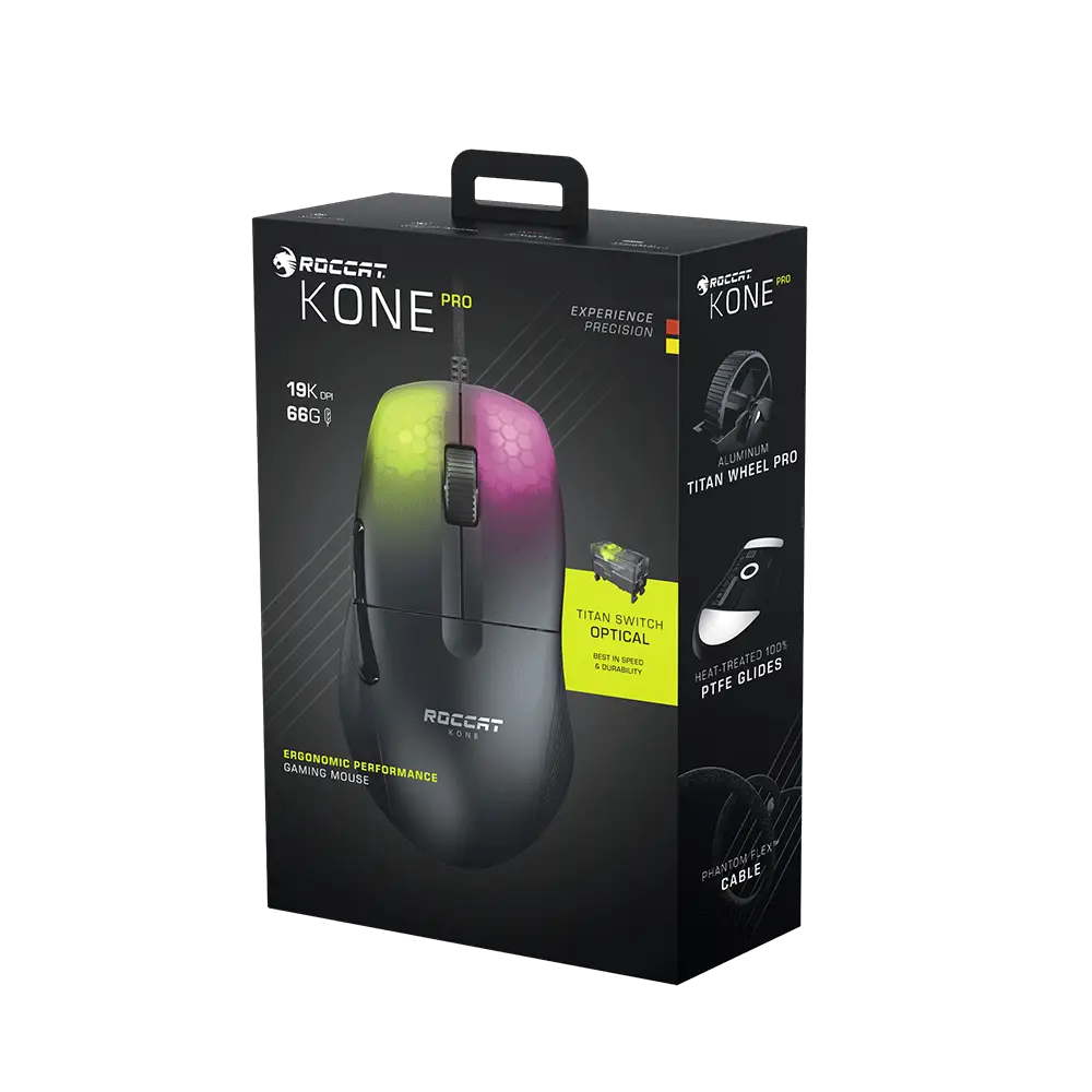  עכבר גיימינג ROCCAT KONE PRO Black – שחור 