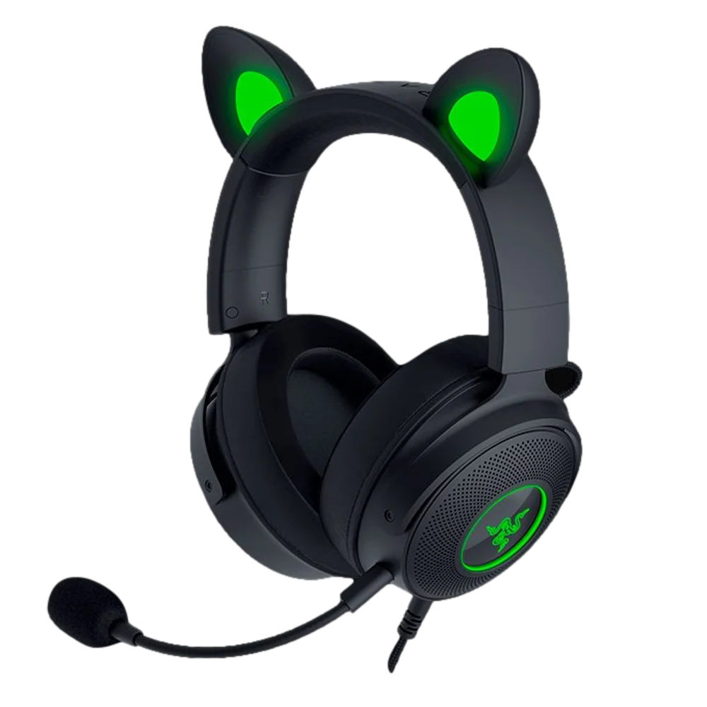  אוזניות – RAZER KRAKEN KITTY V2 PRO בצבע שחור 