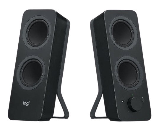  רמקולי סטריאו בלוטוס Z207 למחשב מבית Logitech שחור 