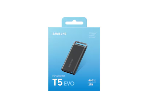  כונן SSD נייד SAMSUNG T5 EVO 2.0TB USB3.2 