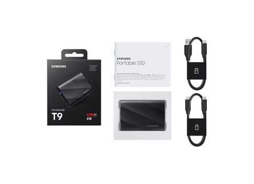 כונן SSD נייד SAMSUNG T9 2.0TB USB3.2 GEN2X2 