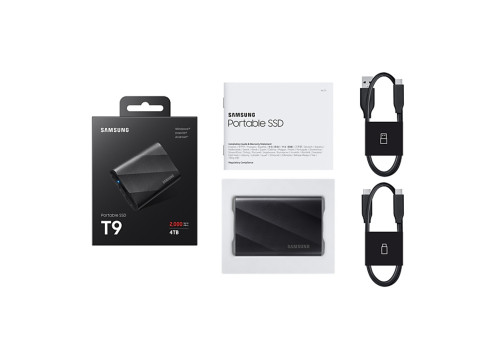  כונן SSD נייד SAMSUNG T9 4.0TB USB3.2 GEN2X2 
