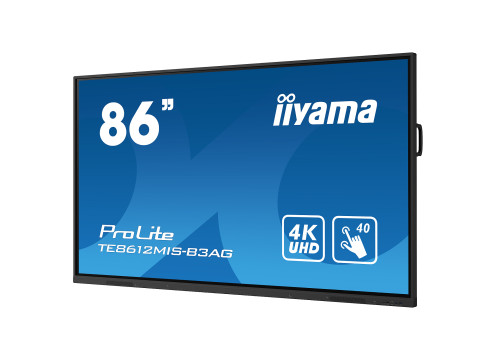  מסך מגע אינטראקטיבי IIYAMA 86" PROLITE VA 4K PURETOUCH-IR 40PT TOUCH 