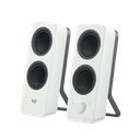  רמקולי סטריאו בלוטוס Z207 למחשב מבית Logitech לבן 