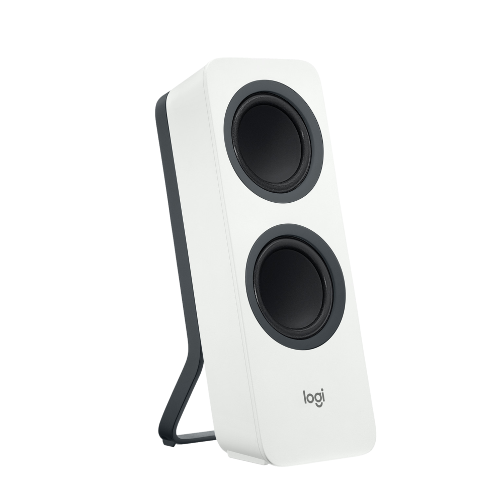  רמקולי סטריאו בלוטוס Z207 למחשב מבית Logitech לבן 