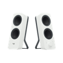  רמקולי סטריאו בלוטוס Z207 למחשב מבית Logitech לבן 