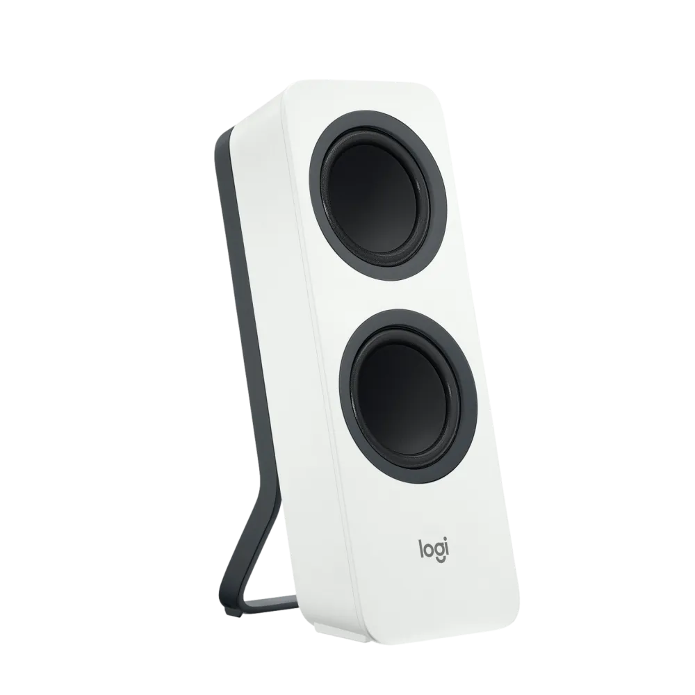  רמקולי סטריאו בלוטוס Z207 למחשב מבית Logitech לבן 