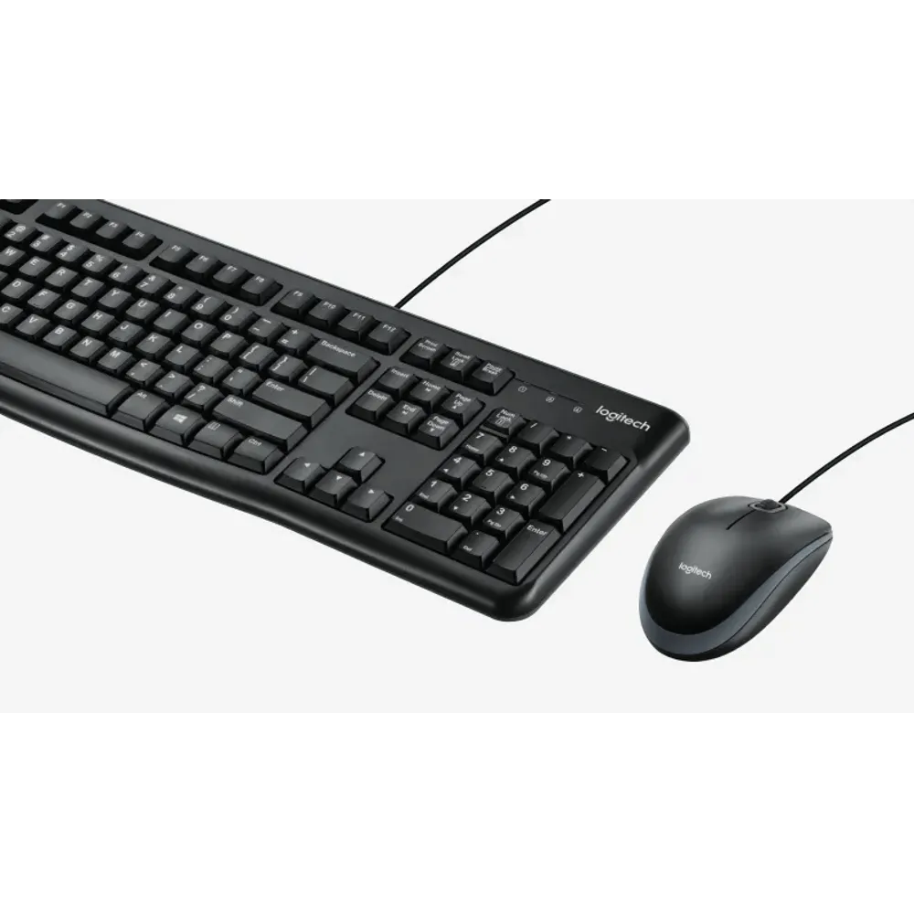  סט מקלדת ועכבר ברוסית Logitech Desktop Set MK120 Retail 