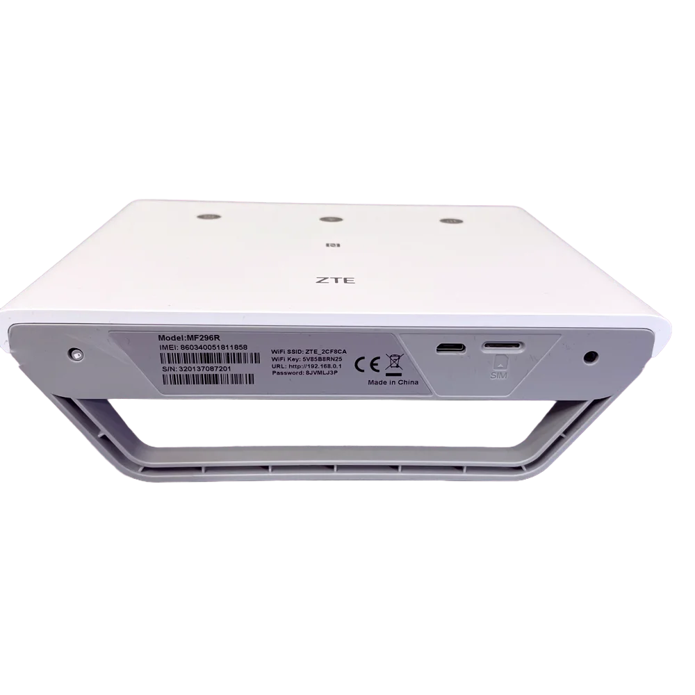  נתב סלולרי שולחני +4G + טלפון ZTE MF296R 