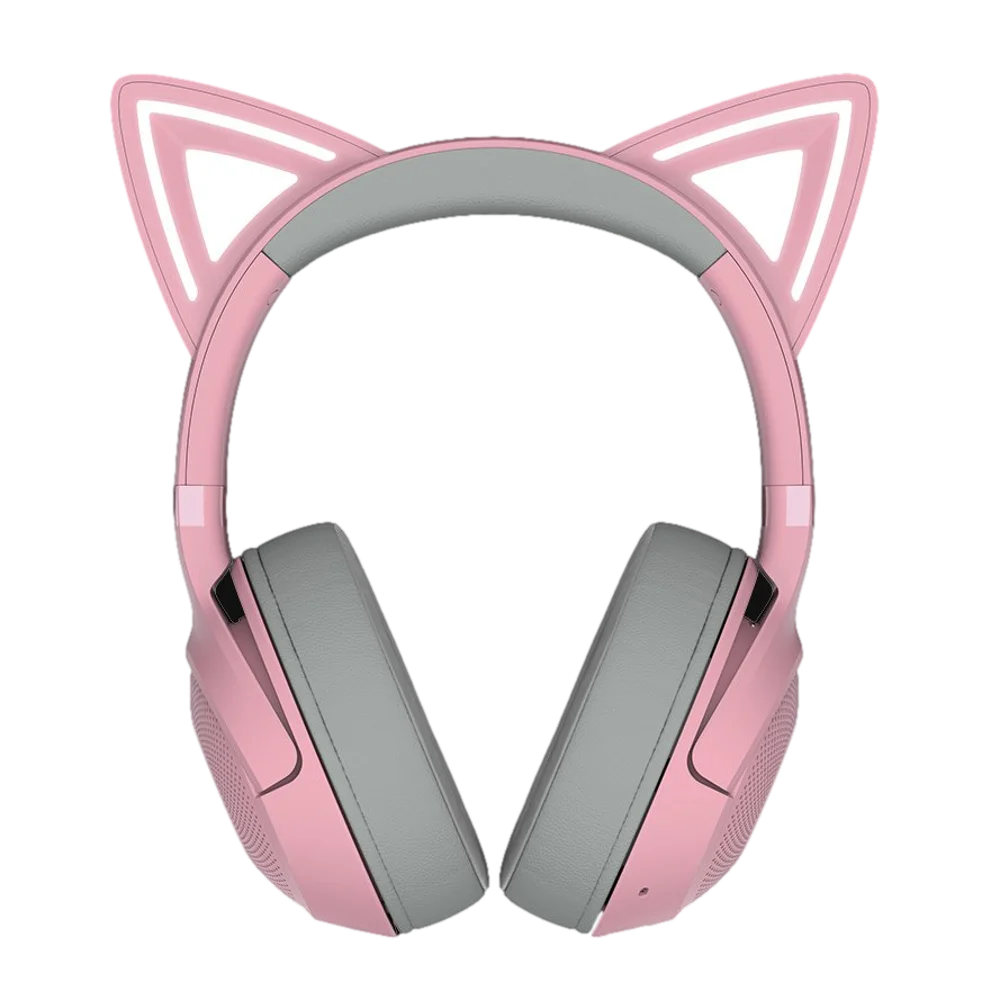  אוזניות – RAZER KRAKEN KITTY BT V2 בצבע ורוד 
