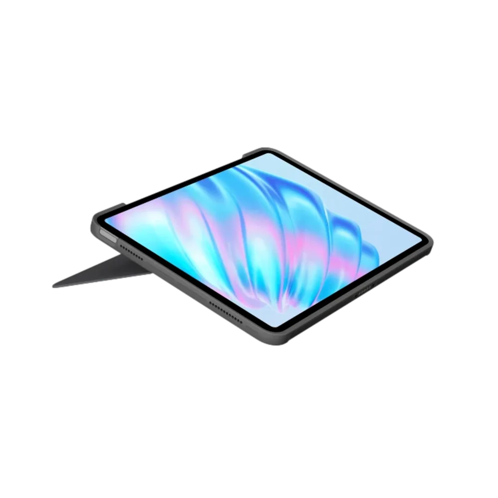  כיסוי מקלדת LOGITECH Combo Touch בצבע אפור, עבור iPad Air 11-inch (M2), iPad Air (5th Gen) 