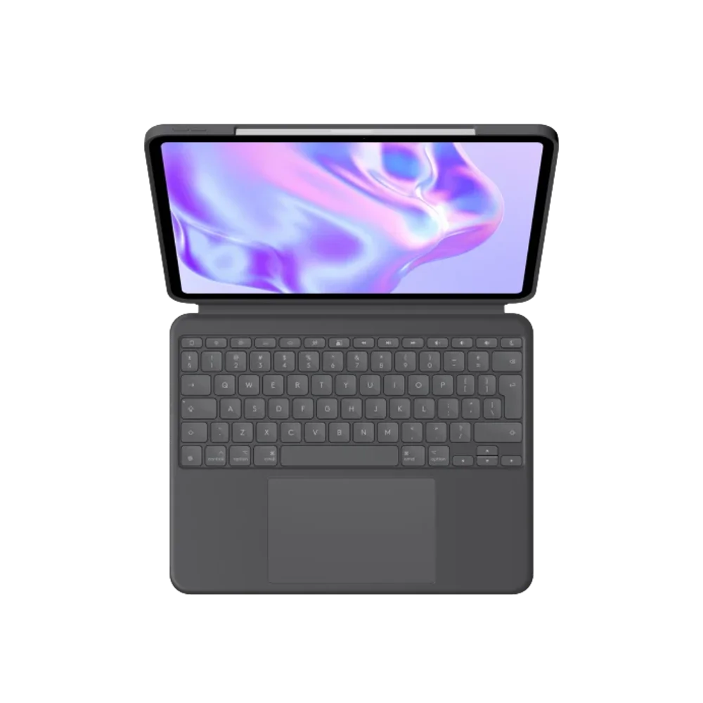  כיסוי מקלדת LOGITECH Combo Touch בצבע גרפיט, עבור iPad Pro 13 Inch (M4) 