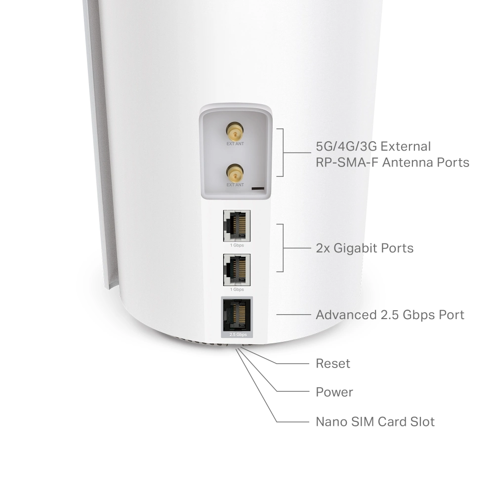  נתב 5G Mesh מהירות Deco X50-5G AX3000 