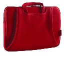  תיק מעטפת +ידיות ותאי איחסון עבור מחשבים ניידים בצבע אדום "14.1 