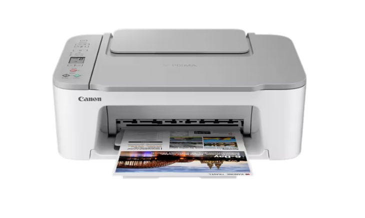 מדפסת הזרקת דיו משולבת CANON PIXMA TS3451 - צבע לבן 