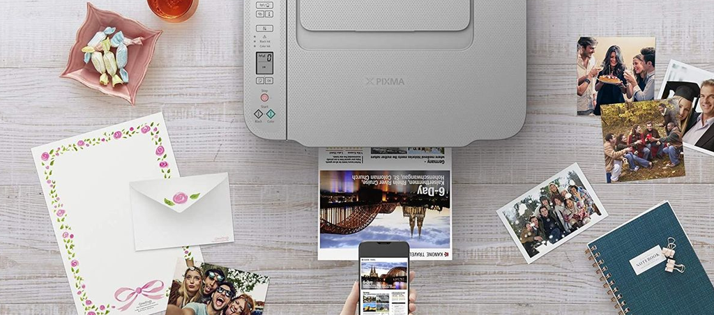 מדפסת הזרקת דיו משולבת CANON PIXMA TS3451 - צבע לבן 