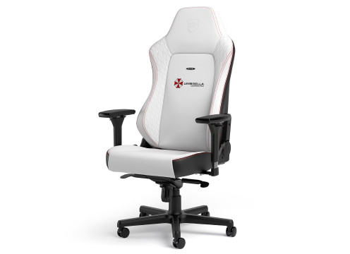  כיסא גיימינג NOBLECHAIRS HERO RESIDENT EVIL UMBRELLA EDITION בצבע לבן/שחור 